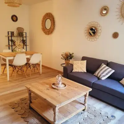 Maison de village à la décoration bohème jusqu'à 6 personnes