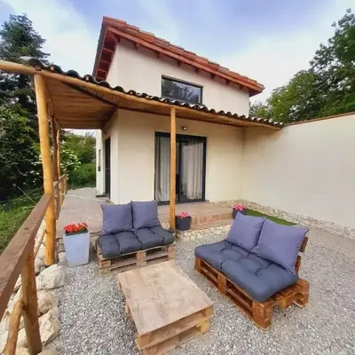 Cozy Tiny House plus SPA - à Pereille d'en Haut