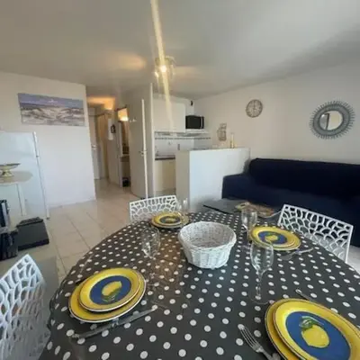 150 MARINA BAY CAP D'AGDE Quartier Falaises proche plage T2 cabine avec place de parking et piscine