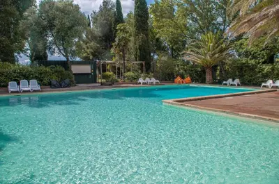 a floor plan of a house at Camping 3 étoiles - Piscine - ccbefgh in Tuchan