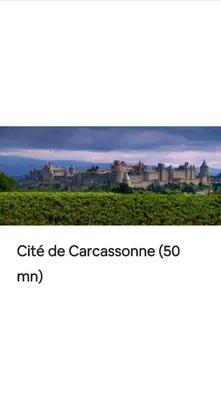 a picture of a city with the words gift de cartesnesnescombe at Le zéphyr in Gruissan